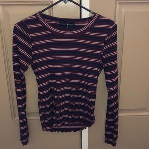 Long sleeve ribbed tee